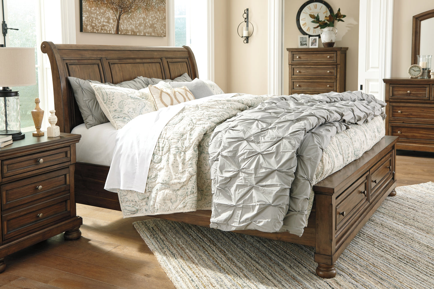 Ashley Express - Robbinsdale  Sleigh Bed With Storage