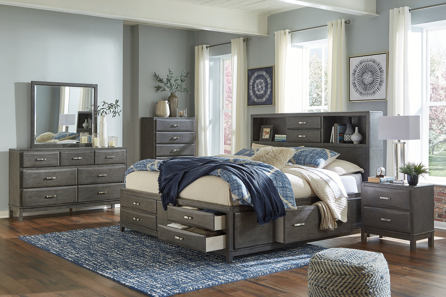 Ashley Express - Caitbrook  Storage Bed With 8 Drawers