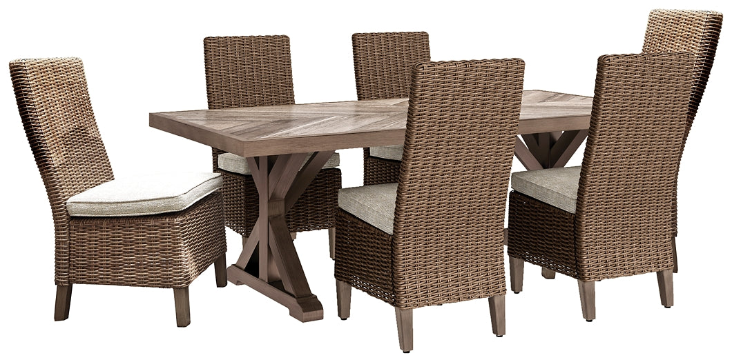 Beachcroft Outdoor Dining Table and 6 Chairs