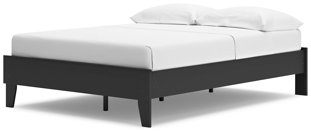 Ashley Express - Socalle Full Platform Bed with 2 Nightstands