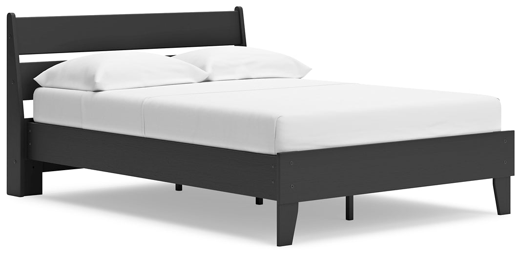 Ashley Express - Socalle Full Panel Platform Bed with Dresser, Chest and Nightstand