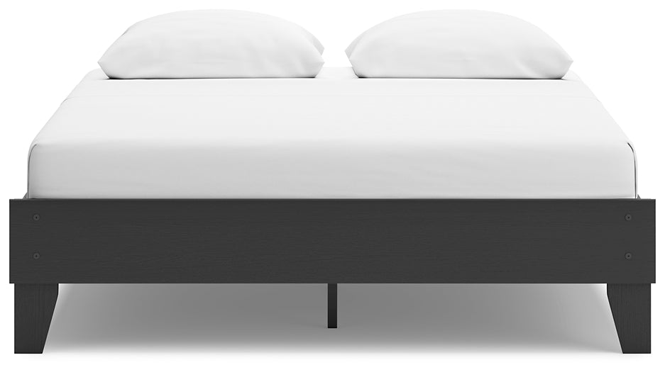 Ashley Express - Socalle Queen Platform Bed with Dresser and Nightstand