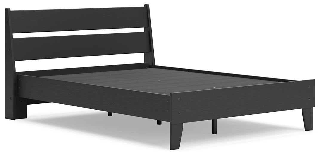 Ashley Express - Socalle Full Panel Platform Bed with Dresser and 2 Nightstands