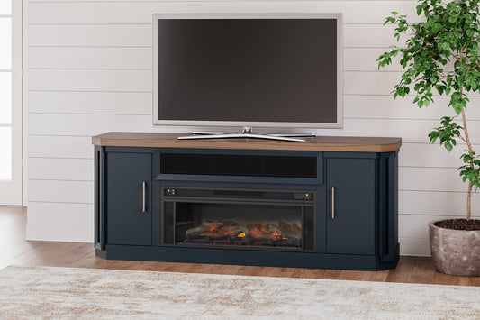 Landocken XL TV Stand w/Fireplace Option