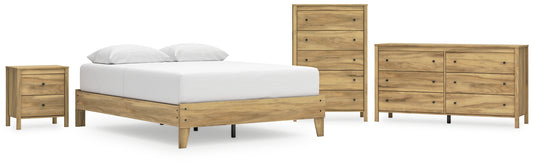 Ashley Express - Bermacy Queen Platform Bed with Dresser, Chest and Nightstand