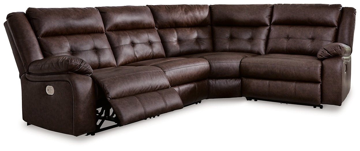 Punch Up 4-Piece Power Reclining Sectional