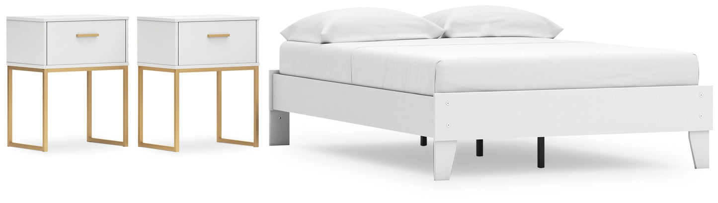 Ashley Express - Socalle Full Platform Bed with 2 Nightstands