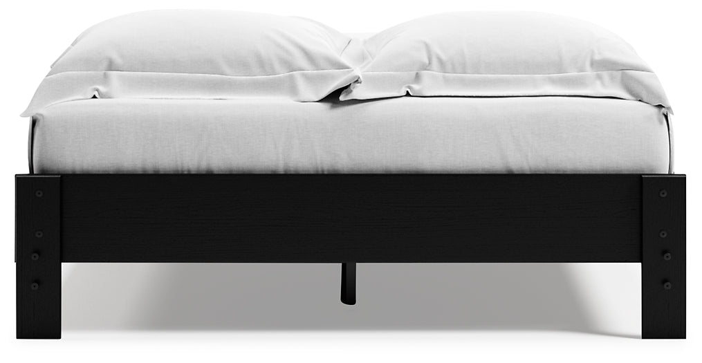 Ashley Express - Finch Queen Platform Bed with Dresser and 2 Nightstands