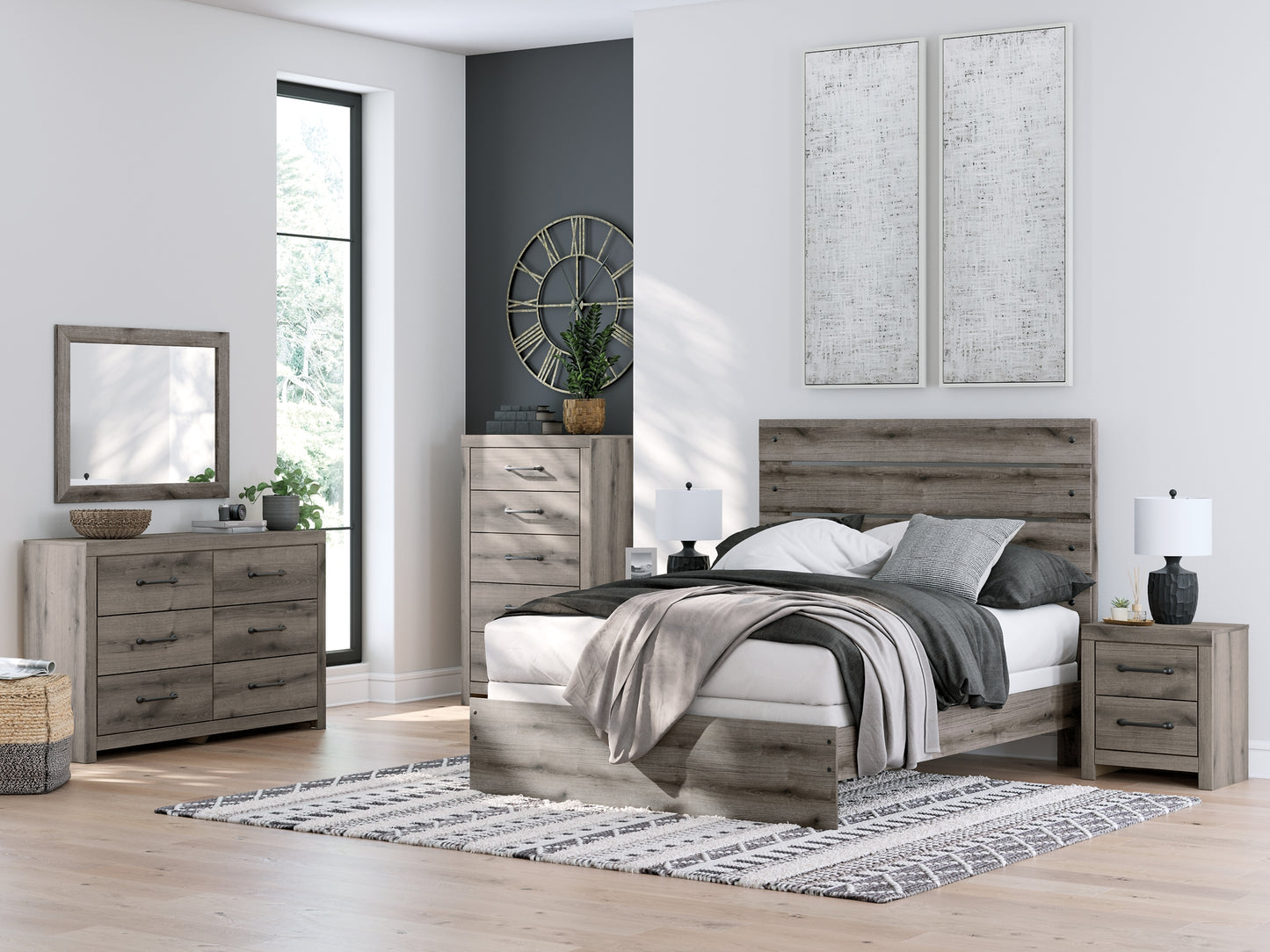 Ashley Express - Graystorm  Panel Bed