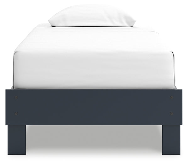 Ashley Express - Simmenfort Twin Platform Bed with Nightstand