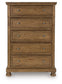 Feddinger Five Drawer Chest