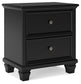 Lanolee Full Panel Bed with Mirrored Dresser, Chest and Nightstand